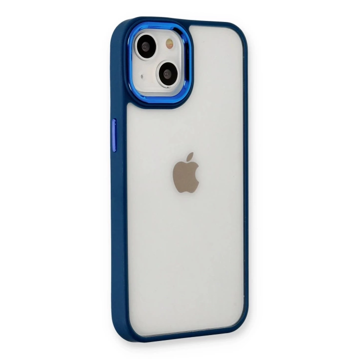 BFS  iPhone 14 Plus Kılıf Dora Kapak - Mavi