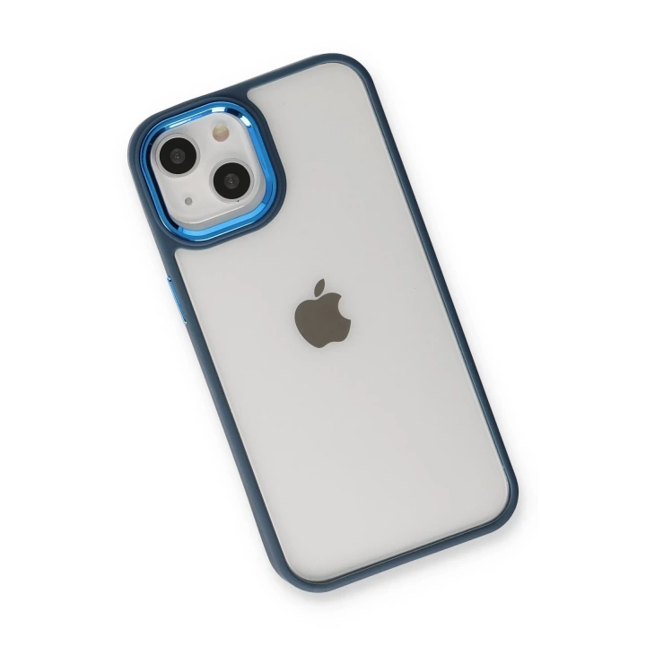 BFS  iPhone 14 Plus Kılıf Dora Kapak - Mavi