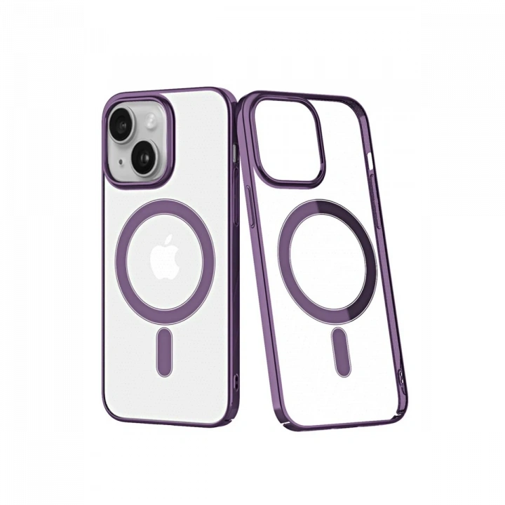 BFS  iPhone 14 Plus Kılıf Element Magneticsafe Sert Kapak - Mor