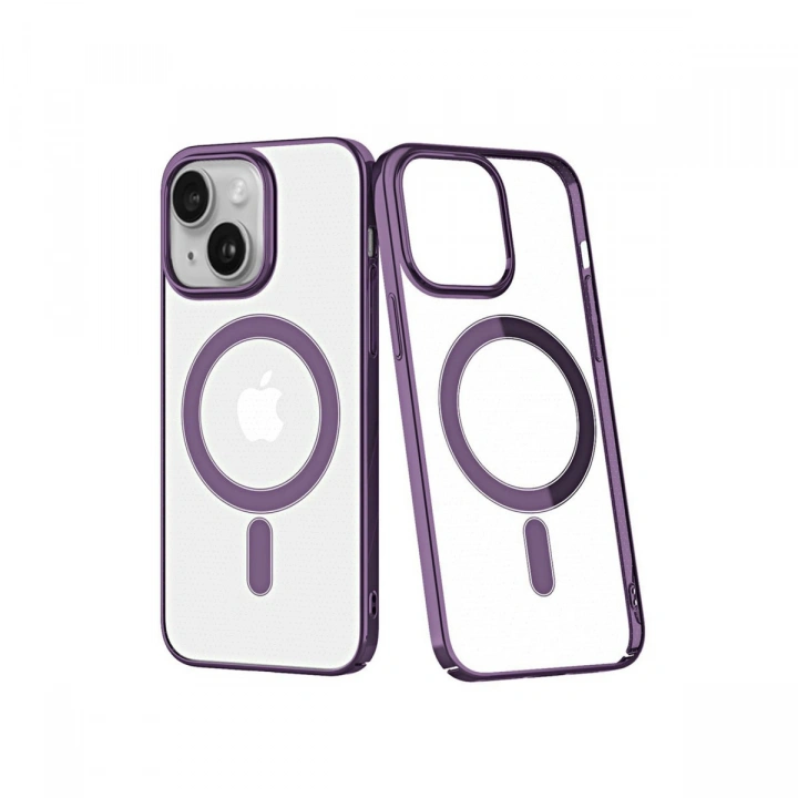 BFS  iPhone 14 Plus Kılıf Element Magneticsafe Sert Kapak - Mor