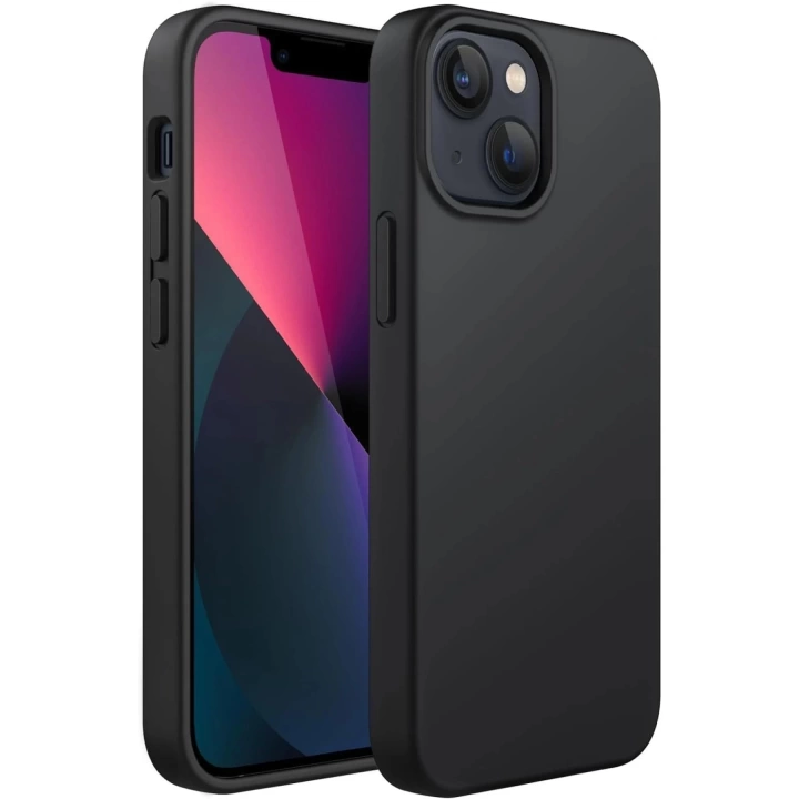 BFS  iPhone 14 Plus Kılıf First Silikon - Siyah