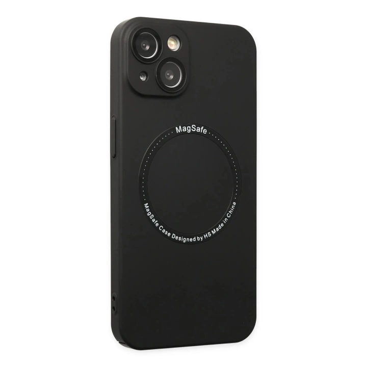 BFS  iPhone 14 Plus Kılıf Jack Magneticsafe Lens Silikon - Siyah