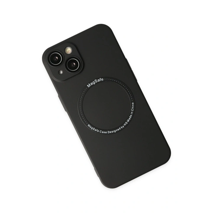 BFS  iPhone 14 Plus Kılıf Jack Magneticsafe Lens Silikon - Siyah