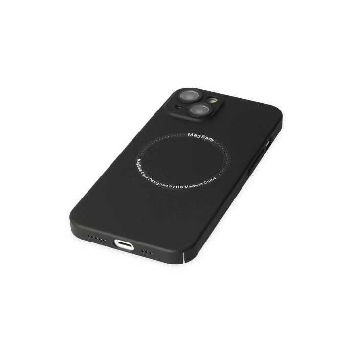 BFS  iPhone 14 Plus Kılıf Jack Magneticsafe Lens Silikon - Siyah