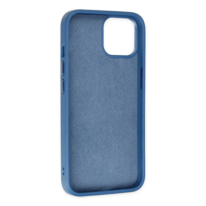 BFS  iPhone 14 Plus Kılıf King Kapak - Açık Mavi-Lacivert