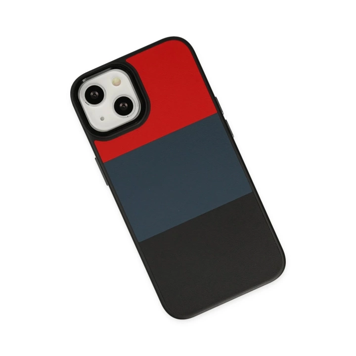 BFS  iPhone 14 Plus Kılıf King Kapak - Kırmızı-Siyah