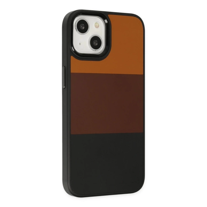 BFS  iPhone 14 Plus Kılıf King Kapak - Taba-Siyah