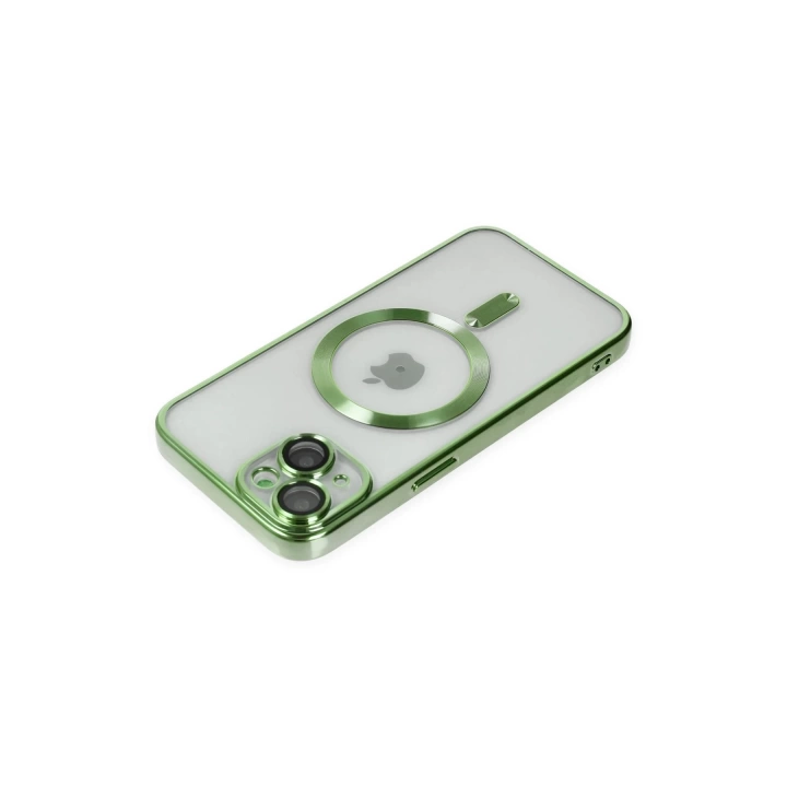 BFS  iPhone 14 Plus Kılıf Kross Magneticsafe Kapak - Koyu Yeşil