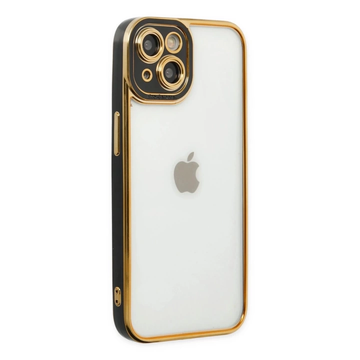 BFS  iPhone 14 Plus Kılıf Liva Lens Silikon - Siyah