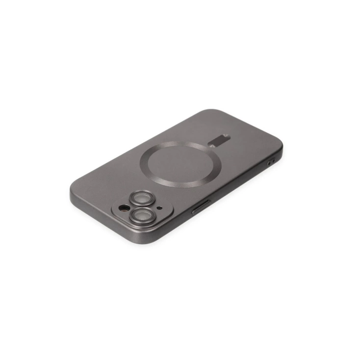 BFS  iPhone 14 Plus Kılıf Moshi Lens Magneticsafe Silikon - Füme