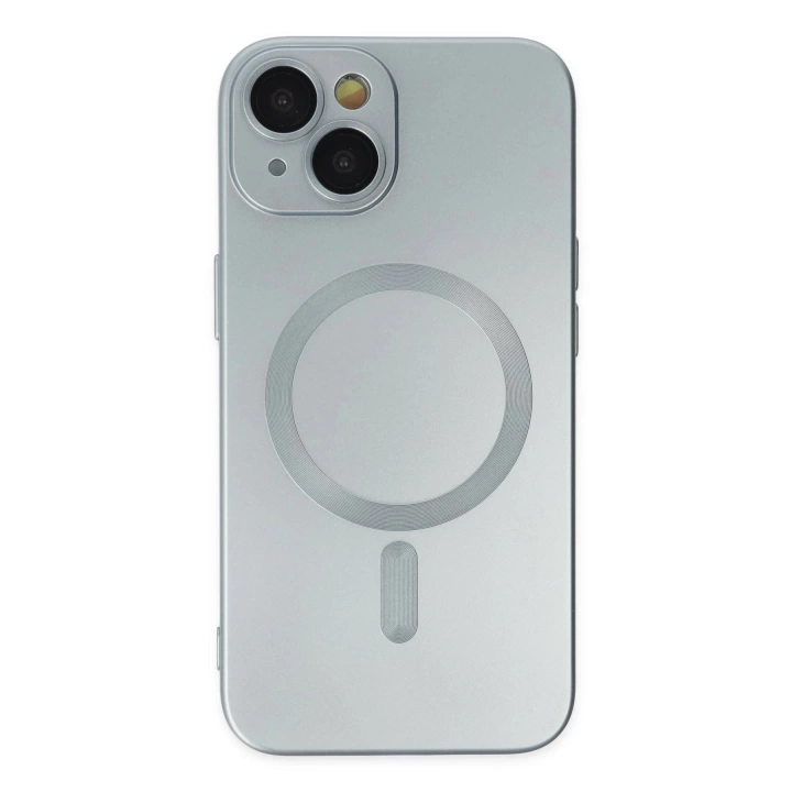BFS  iPhone 14 Plus Kılıf Moshi Lens Magneticsafe Silikon - Sierra Blue