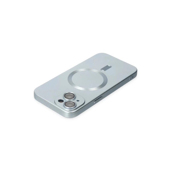 BFS  iPhone 14 Plus Kılıf Moshi Lens Magneticsafe Silikon - Sierra Blue