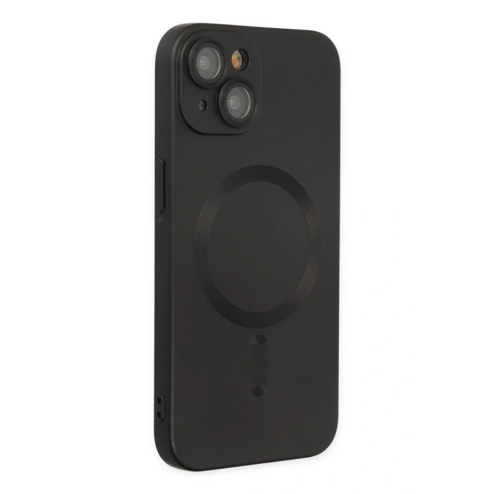 BFS  iPhone 14 Plus Kılıf Moshi Lens Magneticsafe Silikon - Siyah