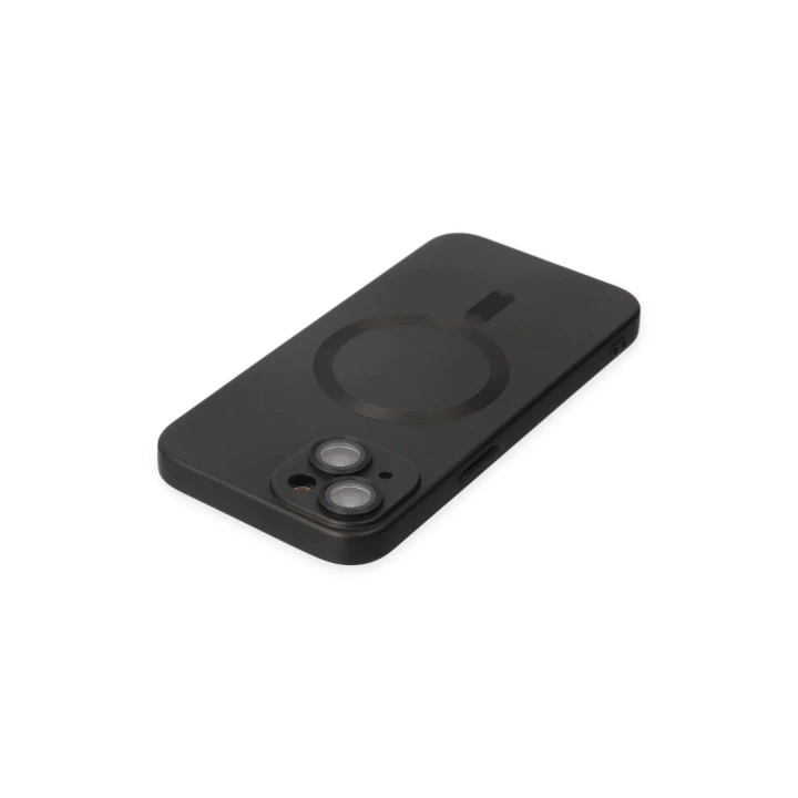 BFS  iPhone 14 Plus Kılıf Moshi Lens Magneticsafe Silikon - Siyah