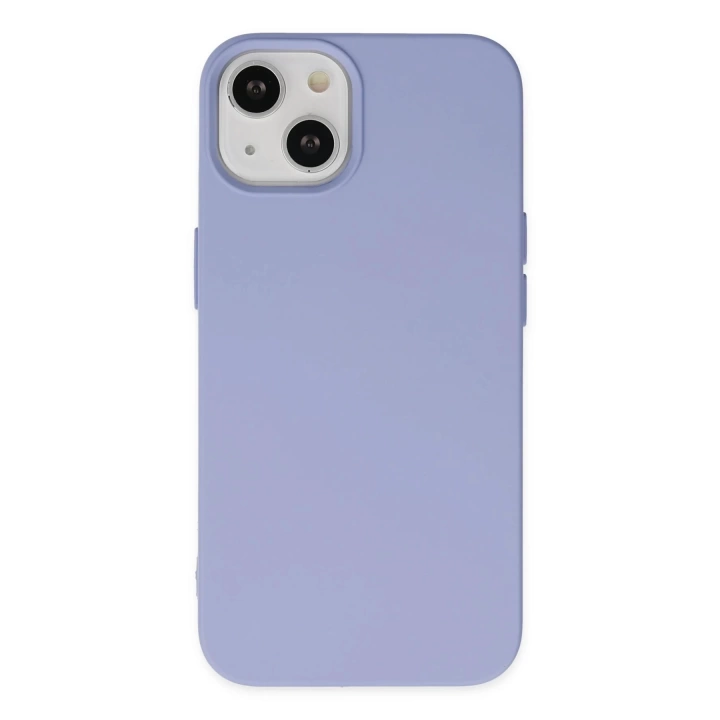 BFS  iPhone 14 Plus Kılıf Nano içi Kadife Silikon - Lila