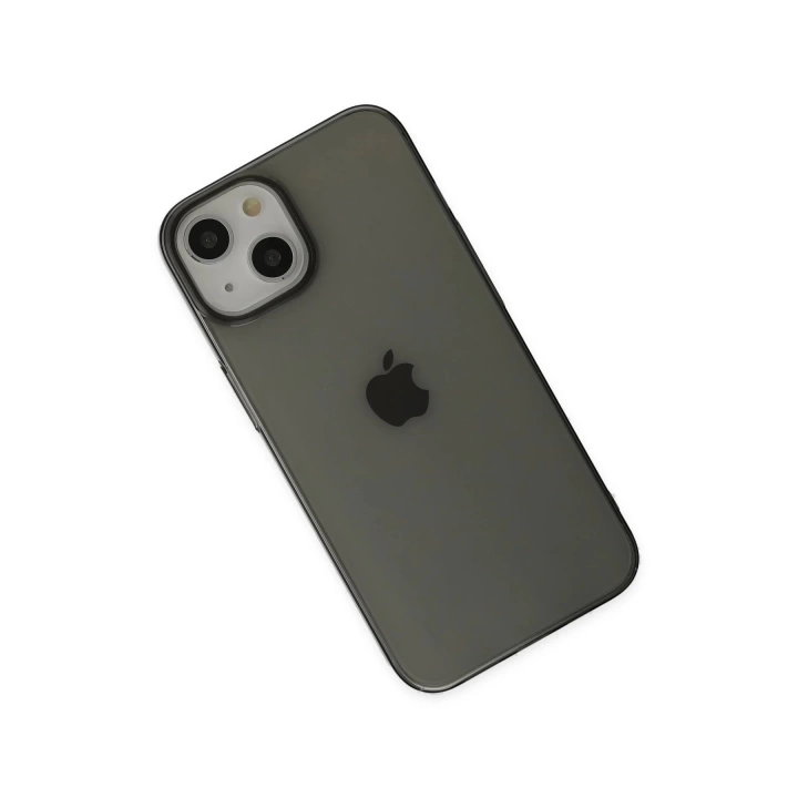 BFS  iPhone 14 Plus Kılıf Pc Sert Şeffaf Kapak - Siyah