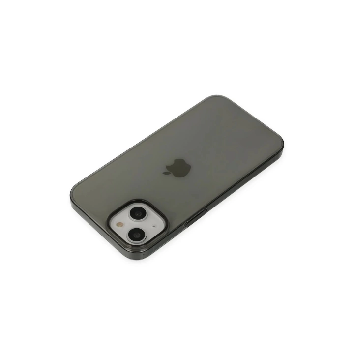 BFS  iPhone 14 Plus Kılıf Pc Sert Şeffaf Kapak - Siyah