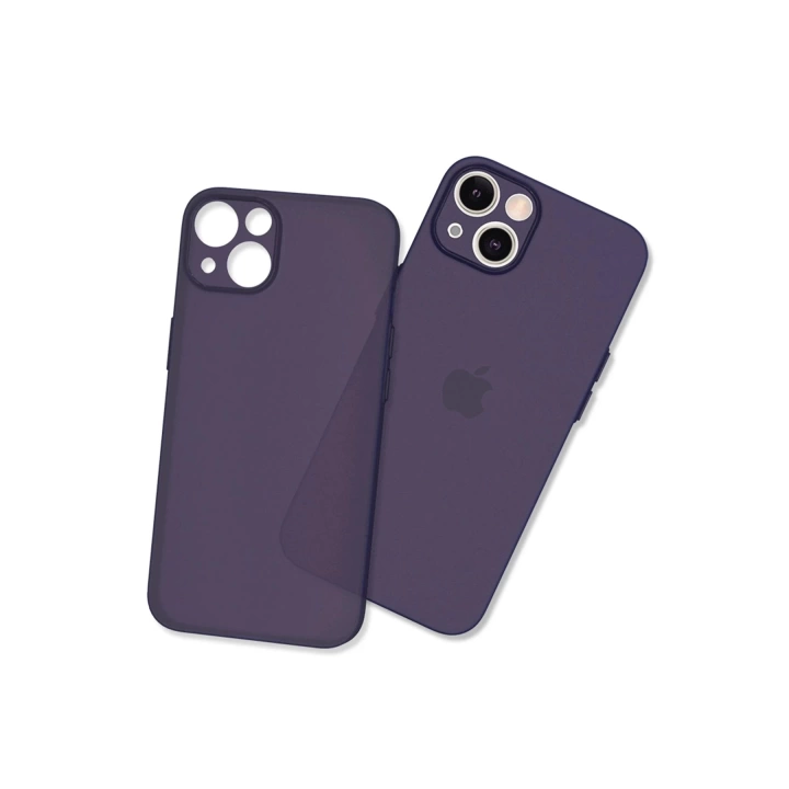 BFS  iPhone 14 Plus Kılıf Puma Silikon - Koyu Mor
