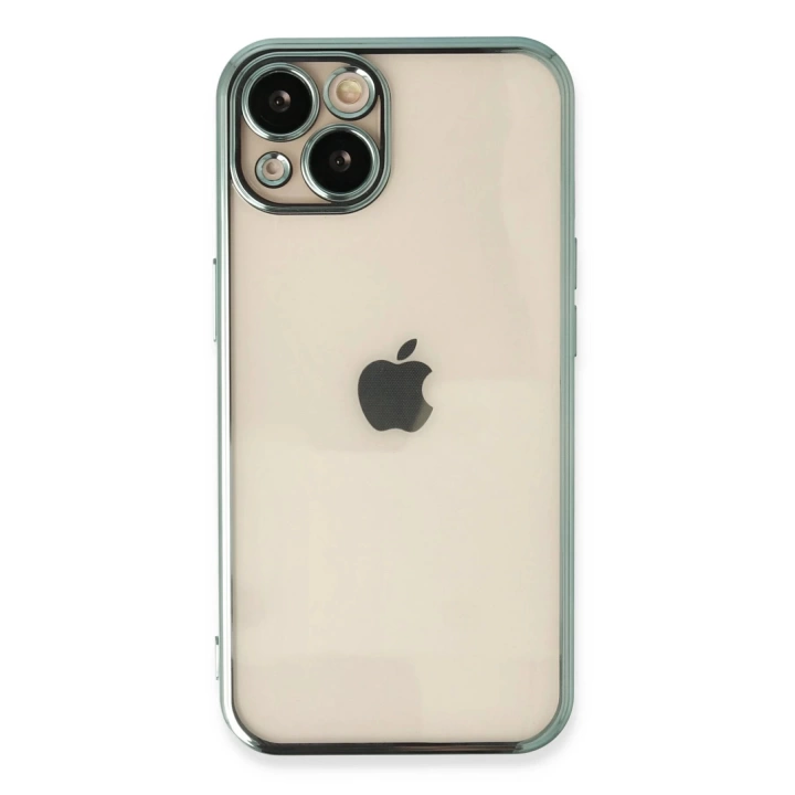 BFS  iPhone 14 Plus Kılıf Razer Lensli Silikon - Yeşil