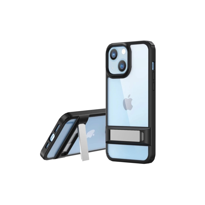 BFS  iPhone 14 Plus Kılıf Rolet Stand Kapak - Siyah