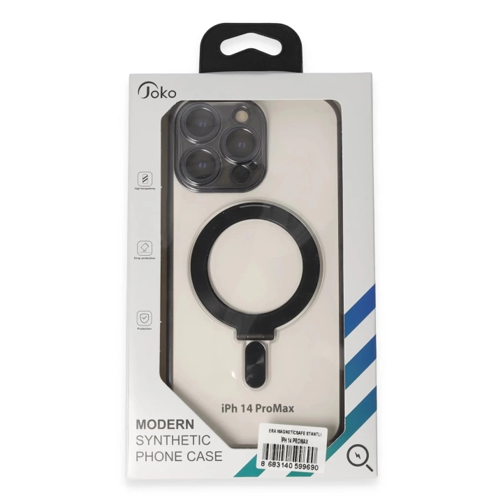 BFS  iPhone 14 Pro Era Magsafe Standlı Kapak - Siyah
