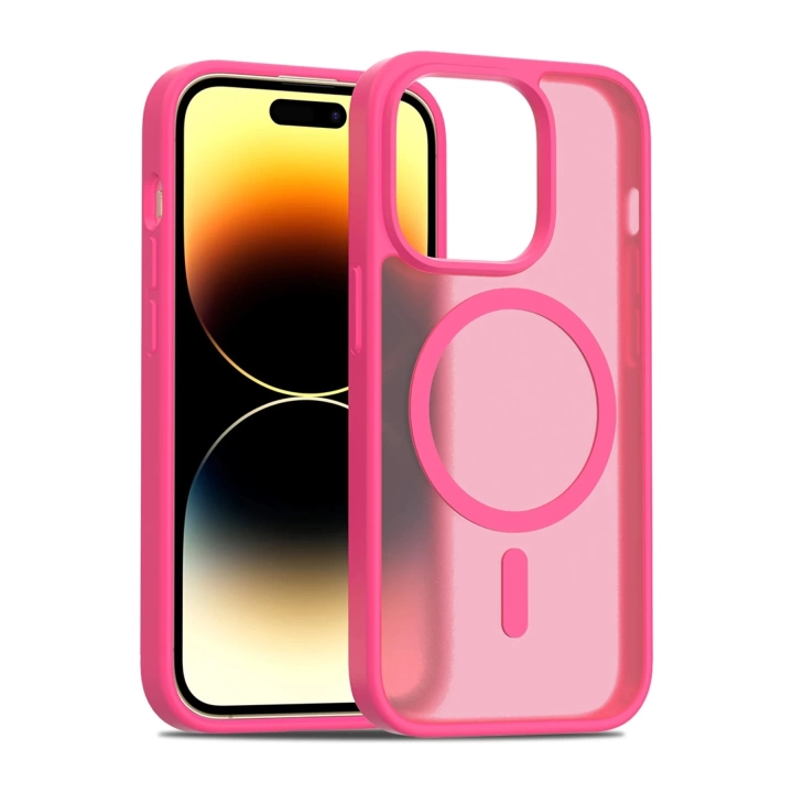 BFS  iPhone 14 Pro Jota Magsafe Kapak - Rose