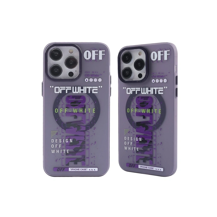 BFS  iPhone 14 Pro Kılıf Apollo Magneticsafe Desenli Kapak - Apollo Mor - 3