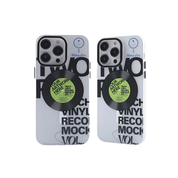 BFS iPhone 14 Pro Kılıf Apollo Magneticsafe Desenli Kapak - Apollo Şeffaf - 5