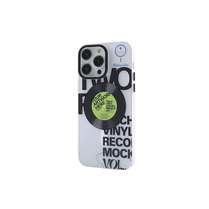 BFS iPhone 14 Pro Kılıf Apollo Magneticsafe Desenli Kapak - Apollo Şeffaf - 5
