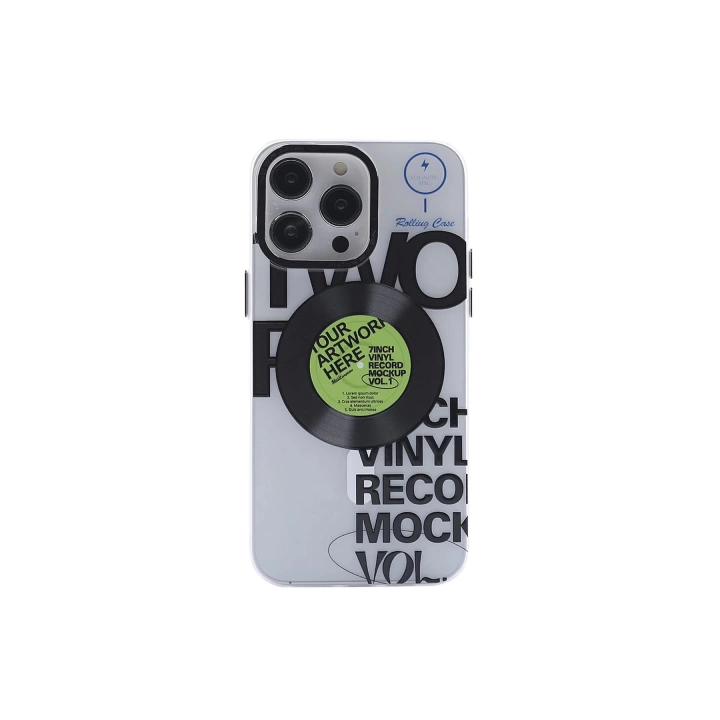 BFS  iPhone 14 Pro Kılıf Apollo Magneticsafe Desenli Kapak - Apollo Şeffaf - 5
