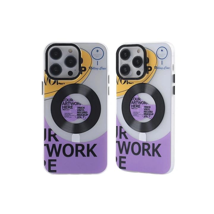 BFS iPhone 14 Pro Kılıf Apollo Magneticsafe Desenli Kapak - Apollo Şeffaf - 6