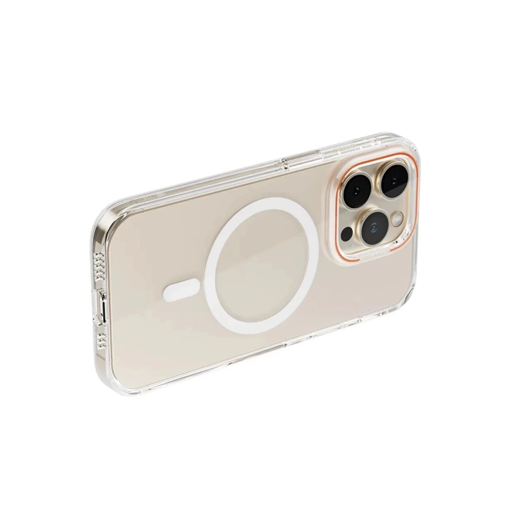 BFS  iPhone 14 Pro Kılıf Blueo Anti Drop Magsafe Kapak - Turuncu
