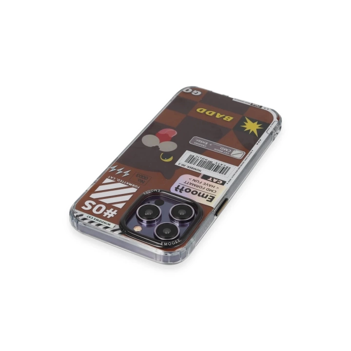 BFS  iPhone 14 Pro Kılıf Cat Desenli Kapak - Cat - 1