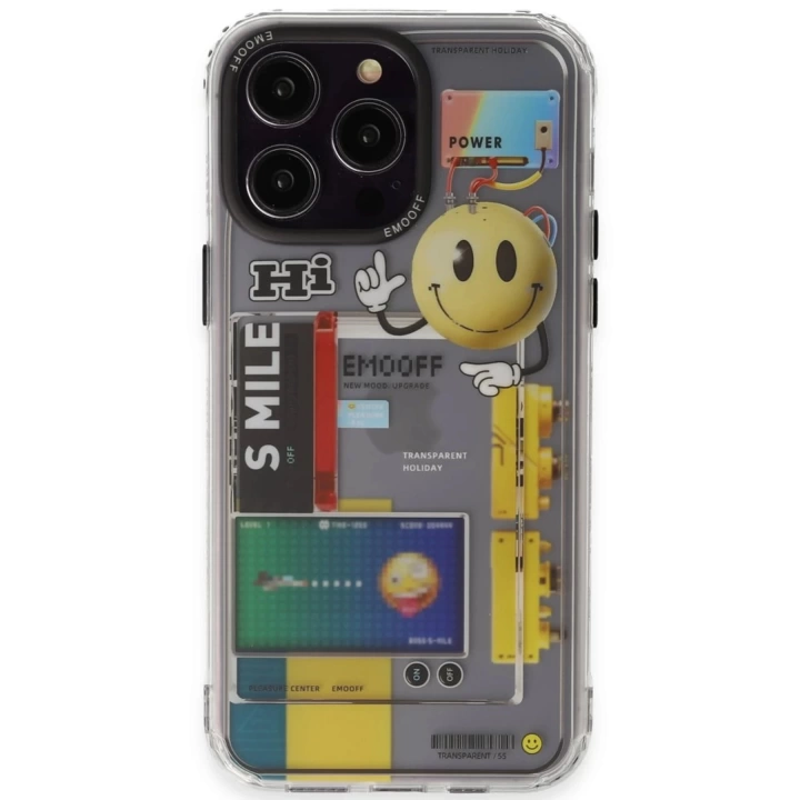 BFS  iPhone 14 Pro Kılıf Cat Desenli Kapak - Cat - 11