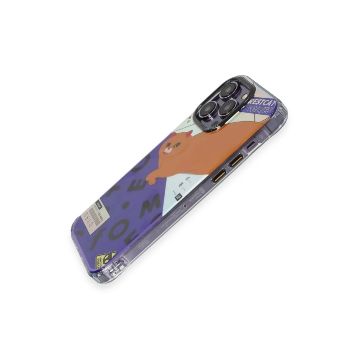 BFS  iPhone 14 Pro Kılıf Cat Desenli Kapak - Cat - 4