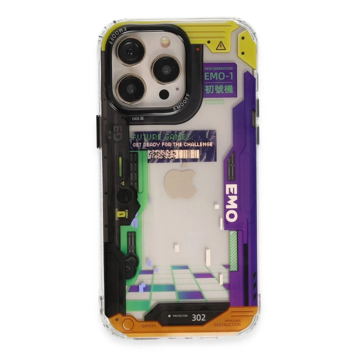 BFS  iPhone 14 Pro Kılıf Cat Desenli Kapak - Cat - 5