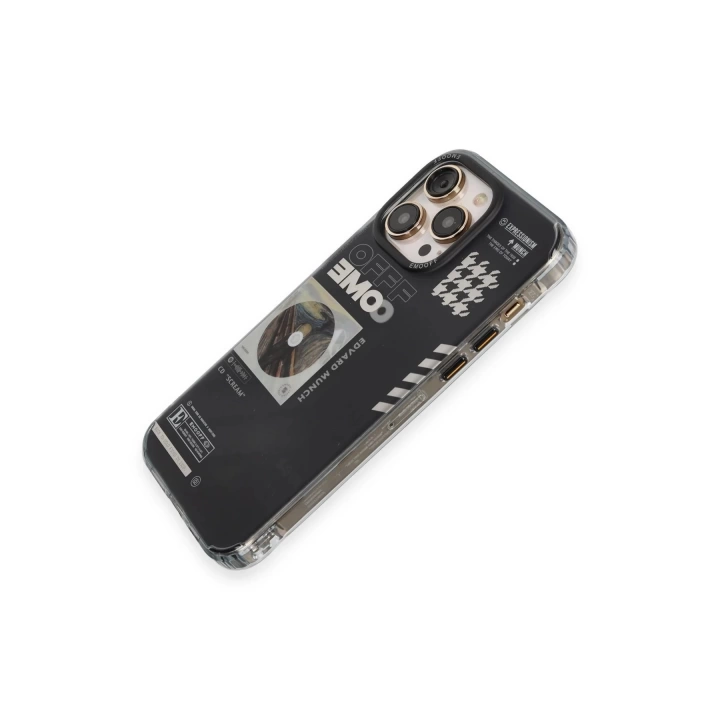 BFS  iPhone 14 Pro Kılıf Cat Desenli Kapak - Cat - 6