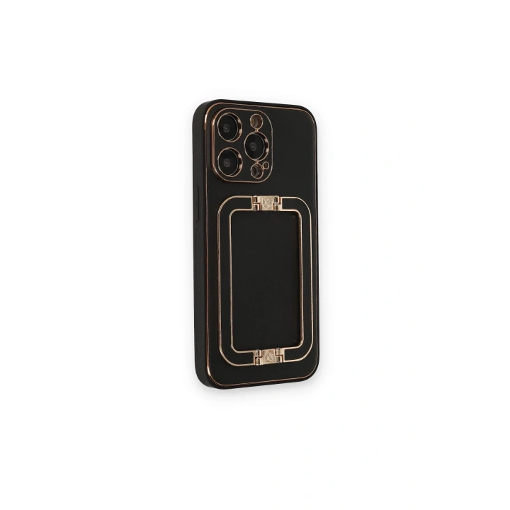 BFS  iPhone 14 Pro Kılıf Coco Elit Kapak - Siyah