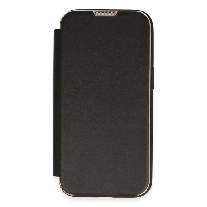 BFS  iPhone 14 Pro Kılıf Dolpin Kapaklı - Siyah