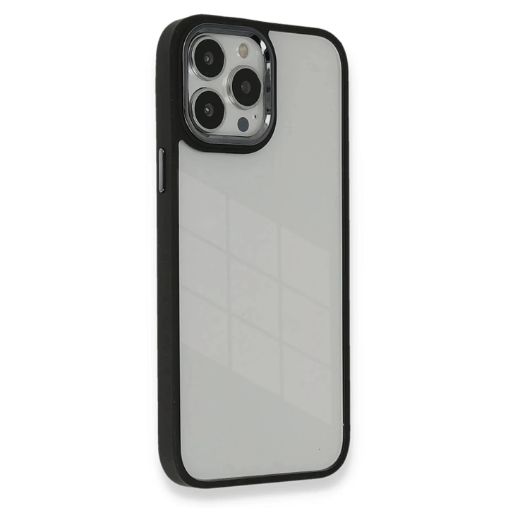 BFS  iPhone 14 Pro Kılıf Dora Kapak - Siyah