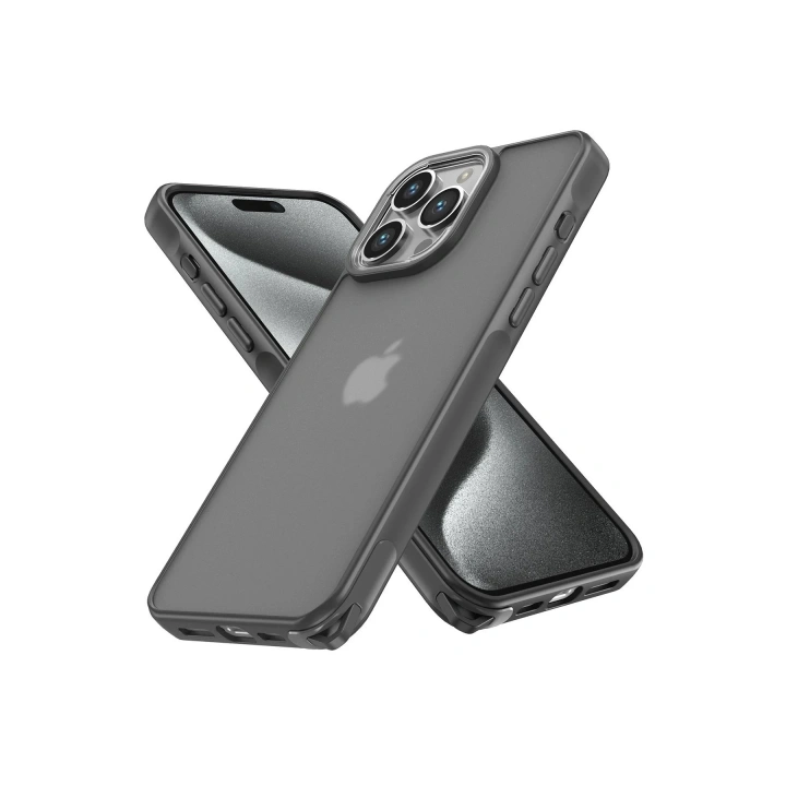 BFS iPhone 14 Pro Kılıf Elegant Kapak - Titan Gri