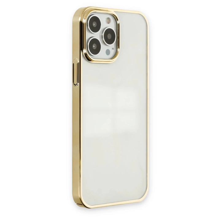 BFS  iPhone 14 Pro Kılıf Element Silikon - Gold