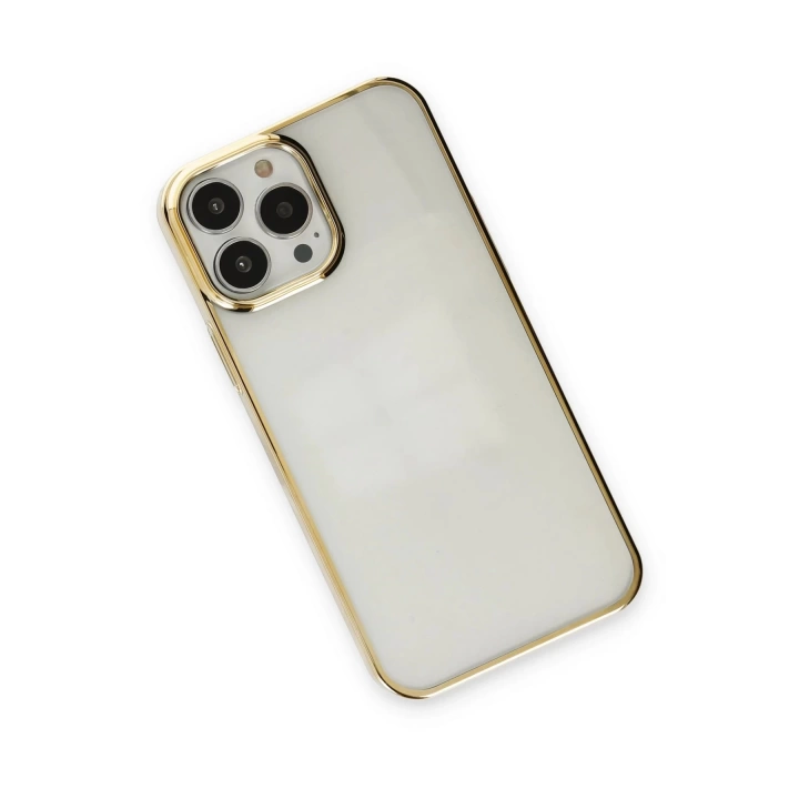 BFS  iPhone 14 Pro Kılıf Element Silikon - Gold