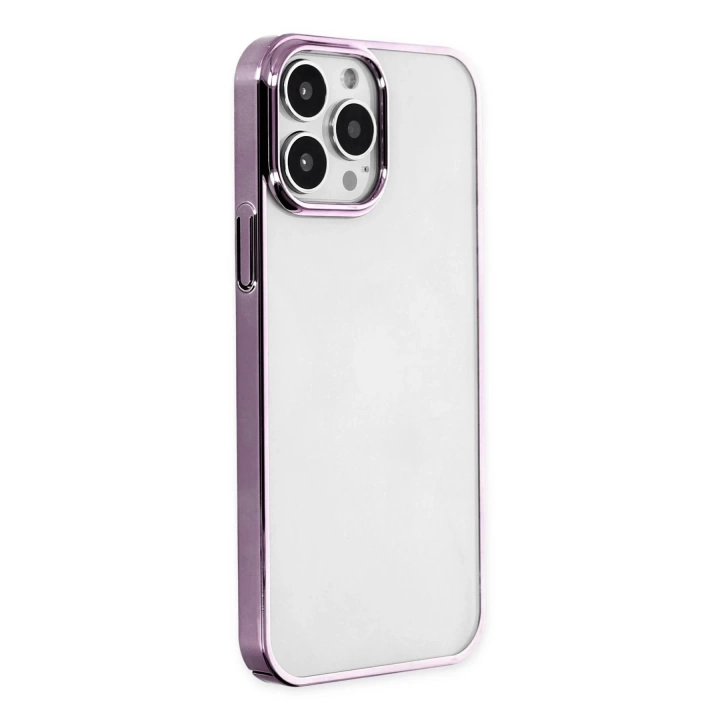 BFS  iPhone 14 Pro Kılıf Element Silikon - Lila