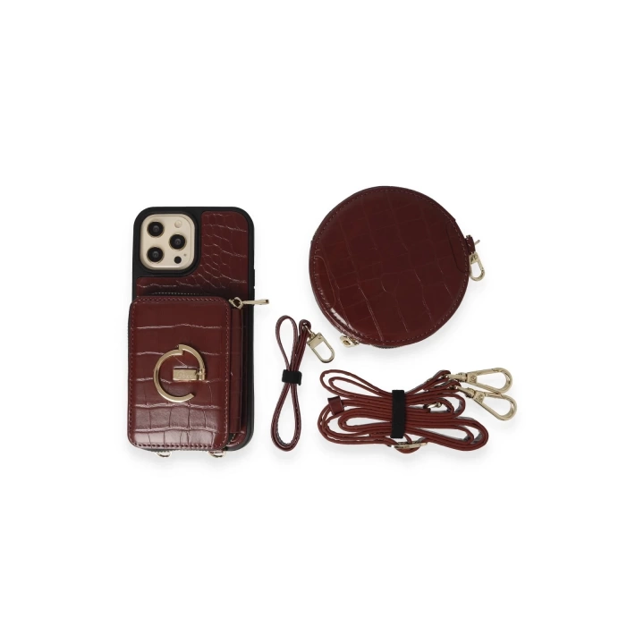 BFS  iPhone 14 Pro Kılıf Ermes Kapak - Bordo