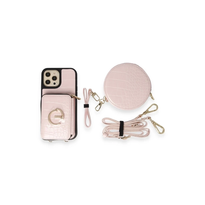 BFS  iPhone 14 Pro Kılıf Ermes Kapak - Pembe