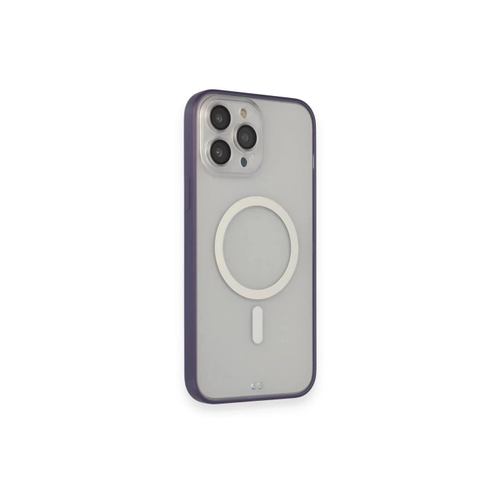 BFS  iPhone 14 Pro Kılıf Grand Magneticsafe Kapak - Mor