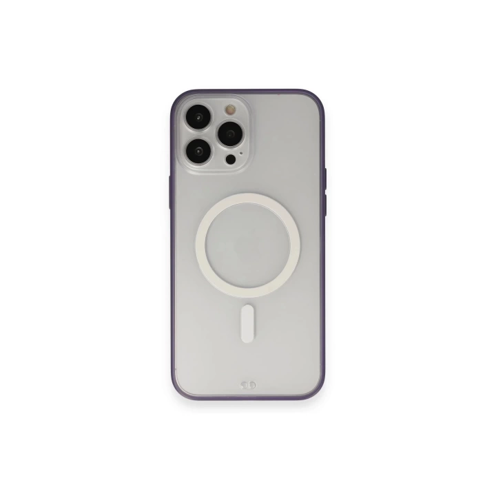 BFS  iPhone 14 Pro Kılıf Grand Magneticsafe Kapak - Mor