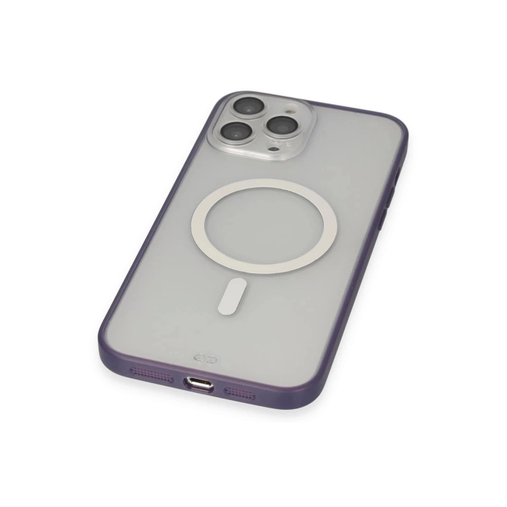 BFS  iPhone 14 Pro Kılıf Grand Magneticsafe Kapak - Mor