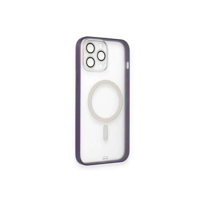 BFS  iPhone 14 Pro Kılıf Grand Magneticsafe Kapak - Mor